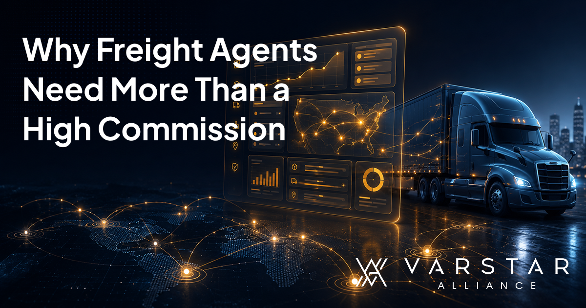 Why Freight Agents Need More Than a High Commission Split in 2026